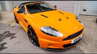 Aston Martin DBS wrapped HOT Matte Orange [upl. by Row]