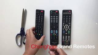 How to quotsetupquot or quotresetquot your Chunghop Universal quotbrandedquot TV remotes [upl. by Madora]