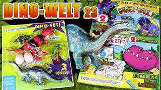 Dino Welt 23 mit TRex  Diplodocus  Stegosaurus  Eier amp Palme  DinoWitze  Rezept und mehr [upl. by Rogerson]