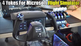 4 Best Yokes for Microsoft Flight Simulator 2023 [upl. by Airamahs902]