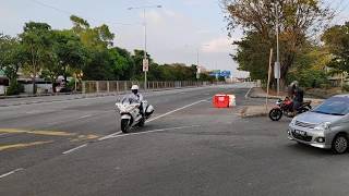 Police Escort Malaysian Prime Minister MotorcadeMotoked Perdana Menteri Malaysia  08022019 [upl. by Amlev]