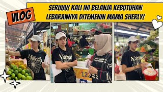 SERU KALI INI USSY BELANJA KEBUTUHAN LEBARANNYA DITEMENIN MAMA SHERLY [upl. by Arved]