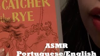 ASMR portuguêsEnglish livros em inglês  tapping  English books [upl. by Campagna]