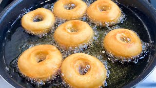 15 Minutes Homemade Donuts  No Yeast Donuts Tasty Doughnuts [upl. by Lyrred]