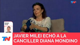 URGENTE I El presidente Milei echó a la canciller Diana Mondino por votar a favor de Cuba en la ONU [upl. by Aivlys]