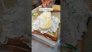 Pesto Sandwich recipe 🥪  Pesto Sauce  Pesto Sandwich foodshorts pesto ytshorts sandwich [upl. by Pufahl379]