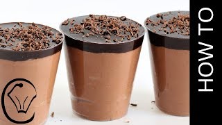 2 Ingredient Chocolate Mousse Eggless Gluten Free No Egg under 10 minutes [upl. by Damle]