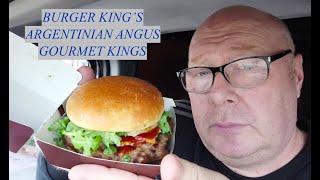 Burger King Argentinian Angus Gourmet Kings with Chimichurri Mayo [upl. by Casilde]