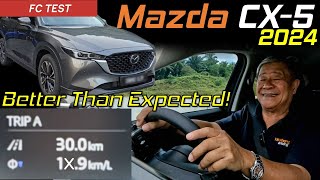 Facelift Mazda CX5 2024 Fuel Consumption Test  Better Than Expected  YS Khong Driving [upl. by Friend]