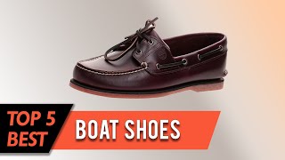 Top 5 Best Boat Shoes Review in 2023 [upl. by Nellaf]