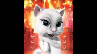 Talking Angela sings Right By My Side Nicki Minaj ft Chris Brown [upl. by Maxima]