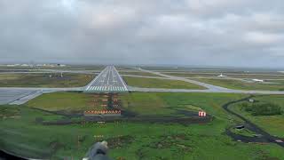 Landing at Keflavik Airport Iceland [upl. by Namielus]