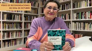 Vídeo de recomendaciones bibliográficas de Inma Octubre 2024 [upl. by Selwin]