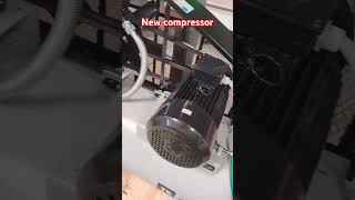 New compressor installation video shoot unboxing video reels new [upl. by Bunder]