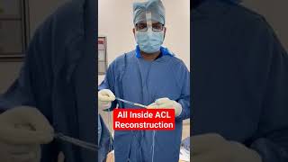 All Inside ACL Reconstruction drsaichandra aclreconstruction allinsideacl [upl. by Chung]