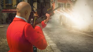 Hitman 3 Sapienza Hunting Shotgun Explosive Ammo Kill Everyone [upl. by Lowry]