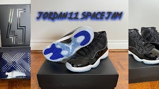 Jordan 11 Space Jam Unboxing Review amp OnFoot Iconic Grail or Overhyped [upl. by Iznik]