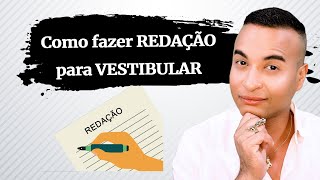 Como fazer uma REDAÇÃO para VESTIBULAR ONLINE Tutorial  método rápido [upl. by Erma]