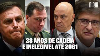 🔥Bolsonaro pode pegar 28 anos de jaula  37 inelegível🔥Cid entrega tudo para Moraes🔥Resumo do Dia [upl. by Arne]