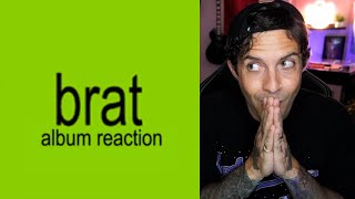 ALBUM REACTION Charli xcx  BRAT [upl. by Nata99]