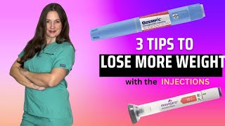 3 Tips to Lose MORE Weight on the weight loss injections [upl. by Lamaj]