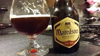 Maredsous Brune Bruin Abbaye Abdij  Belgian Craft Beer Review [upl. by Allisirp]