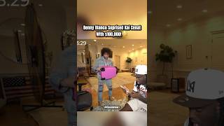 Benny Blanco Suprised Kai Cenat with 100000😳 kaicenatlivestream trending viralvideo [upl. by Babs]