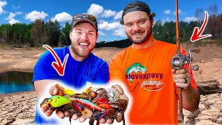 Finding FREE Fishing Gear in Drained Lake 278 Worth [upl. by Runstadler]