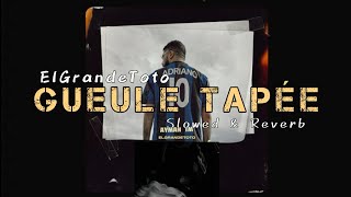 ElGrandeToto  Gueule Tapée  Slowed amp Reverb  Lyrics vidéo [upl. by Suivatnad233]