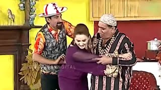 Best Of Nasir Chinyoti and Nargis and Iftikhar Thakur Pakistani Stage Drama Comedy Clip  Pk Mast [upl. by Hadik]