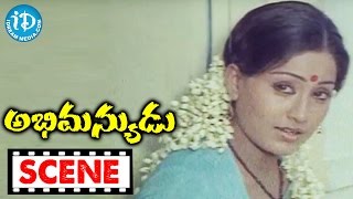 Abhimanyudu Movie Scenes  Vijayashanthi Questioning Sobhan Babu Emotional Scene  Raadhika [upl. by Ennovyhs]