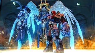 War Liberates Archangel of Death Azrael Imprisoned in the Black Throne Darksiders 1 [upl. by Lynnell]