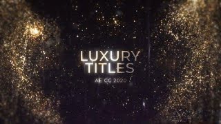 Luxury Awards Free Titles Download After Effects Template [upl. by Wershba840]