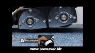 PowerVac Santoemma Charis Dual Carpet Scrubber [upl. by Nace]