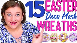 DECO MESH WREATH EXPERT Reveals 15 Surprising DIY Projects [upl. by Isleen472]