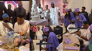 Davido Shallipoppi and Cubana Chief Priest shutdown Lagos Billionaires wedding [upl. by Neveda]