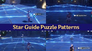 Star Guide Puzzle Patterns 4 puzzles  Monas Domain Genshin Impact 28 [upl. by Oneladgam289]