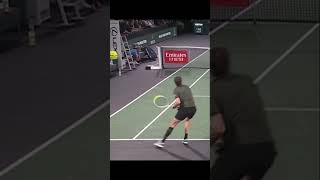 nice shots Bublik vs Fognini atp [upl. by Lipsey]