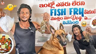 Local Boi Nani  ఇంట్లో ఎవరు లేరని Fish Fry చేసుకుంటే మొత్తం మా Dog ఏమి చేసిందో చుడండి [upl. by Darej]