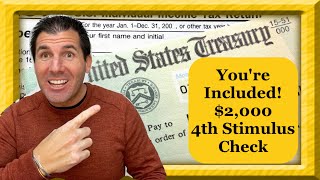 You’re Included 2000 4th Stimulus Check  Social Security SSDI SSI Seniors Low Income [upl. by Ayom]