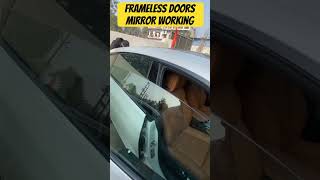 Frameless Doors mirror working  BMW 630i GT M series  BMW Sports Car [upl. by Acirem]