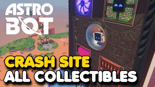 Astro Bot  Crash Site 100 Walkthrough All Bots amp Puzzle Pieces [upl. by Danieu]