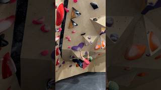 🟣V5V6 A long hooky overhang climb bouldering climbing fitness [upl. by Dann]