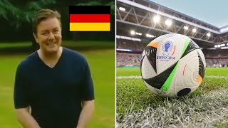 Ricky Gervais Causing CHAOS In Germany Euro 2024 [upl. by Docilla371]