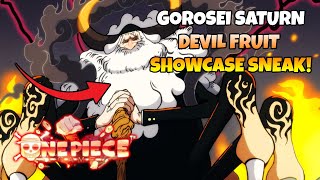 AOPG NEW GOROSEI SATURN FRUIT SHOWCASE SNEAK A One Piece Game  Roblox [upl. by Olrak]