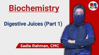 Digestive Juices  Digestion amp Absorption  Biochemistry bangla lecture [upl. by Lurline]