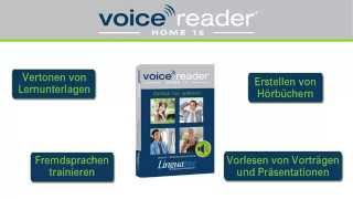 Linguatec TexttoSpeech Voice Reader Home 15 Sprachausgabe in Deutsch Englisch Spanisch etc [upl. by Bagley]