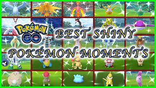 The Best Shiny Pokémon Moments in Pokémon GO 2021 [upl. by Avilys]