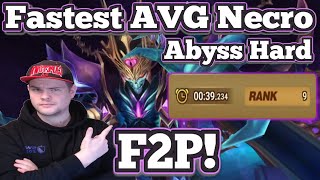 Fastest NB Abyss Hard Team F2p amp 98 Consistent  Summoners War [upl. by Okimik324]