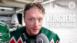 Calle Klingberg efter 51 i premiären i Scandinavium [upl. by Silverstein]